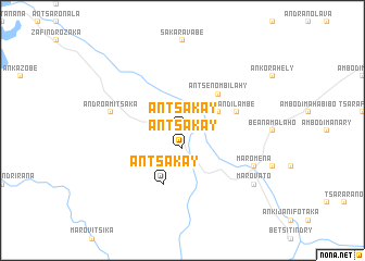 map of Antsakay