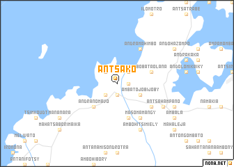 map of Antsako