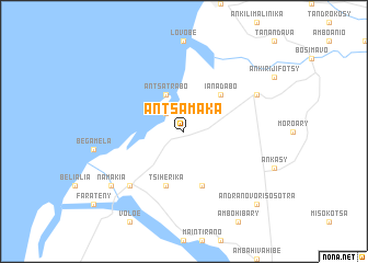 map of Antsamaka