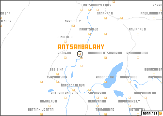 map of Antsambalahy