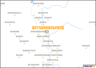 map of Antsampandrano