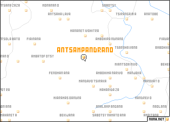 map of Antsampandrano