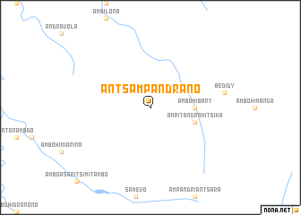 map of Antsampandrano