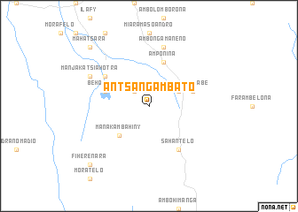 map of Antsangambato