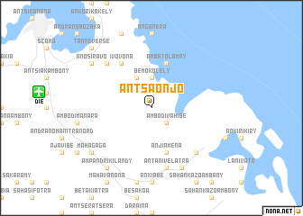 map of Antsaonjo