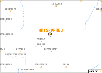 map of Antsavango