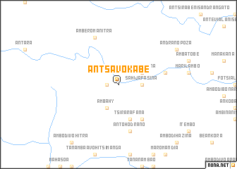 map of Antsavokabe