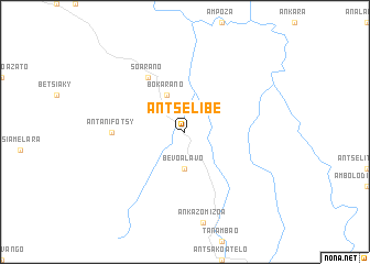 map of Antselibe