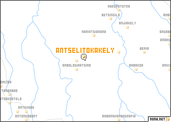 map of Antselitokakely