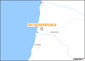 map of Antseranandaka