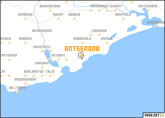 map of Antserana