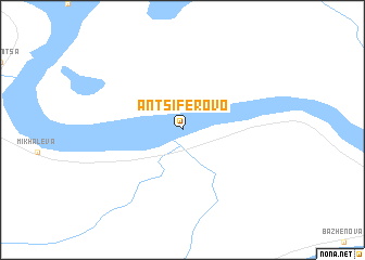 map of Antsiferovo