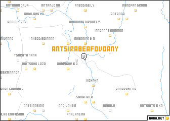 map of Antsirabe Afovoany