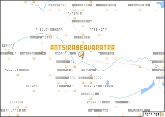 map of Antsirabe Avaratra