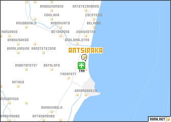 map of Antsiraka