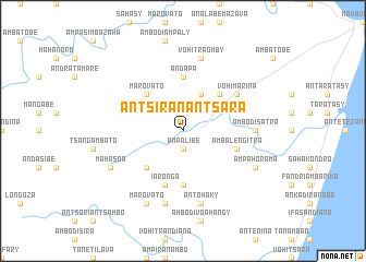 map of Antsiranantsara