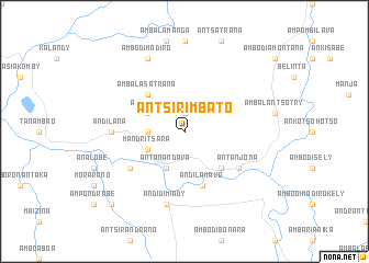 map of Antsirimbato