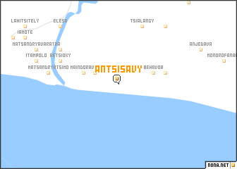 map of Antsisavy