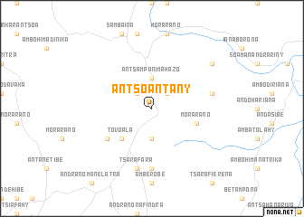 map of Antsoantany