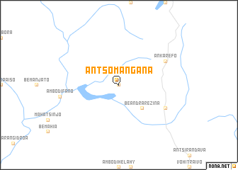 map of Antsomangana
