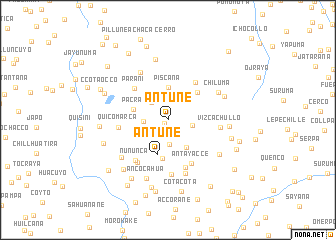 map of Antune