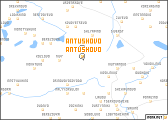 map of Antushovo