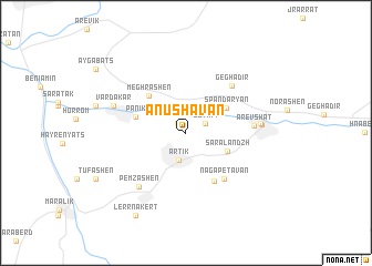 map of Anushavan