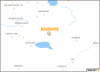 map of Anushino