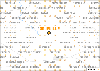 map of Anvéville