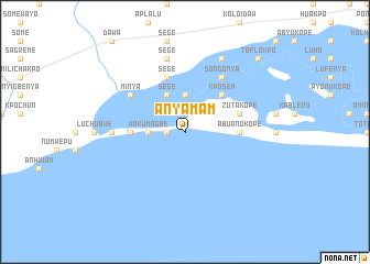 map of Anyamam