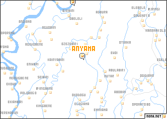 map of Anyama