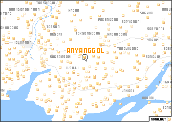 map of Anyang-gol