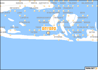 map of Anyapo