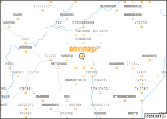 map of Anyinasi