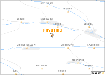 map of Anyutino