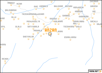 map of Anzān