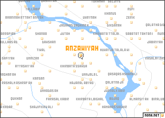 map of ‘Anzawīyah