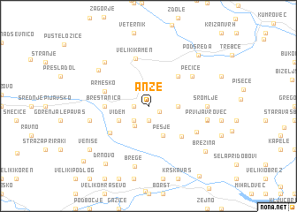 map of Anže