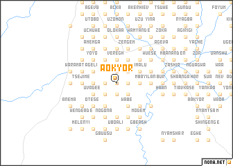 map of Aokyor