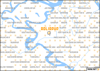 map of Āoliāpur