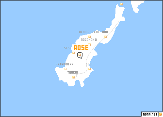 map of Aose