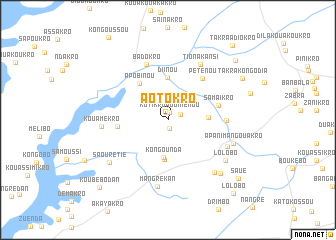 map of Aotokro