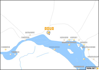 map of Aoua