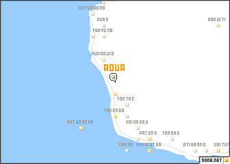 map of Aoua