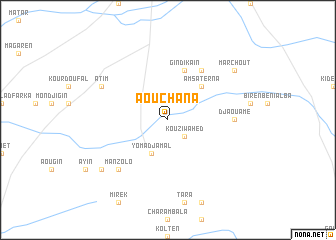 map of Aouchana
