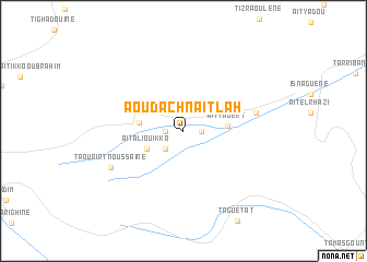 map of Aoudach nʼ Aït Lah