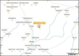 map of Aouding