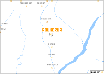 map of Aoukerda