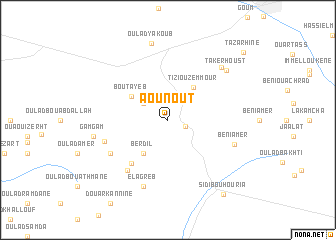 map of Aounout