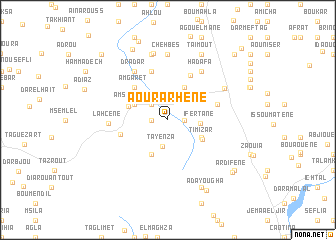 map of Aourarhene